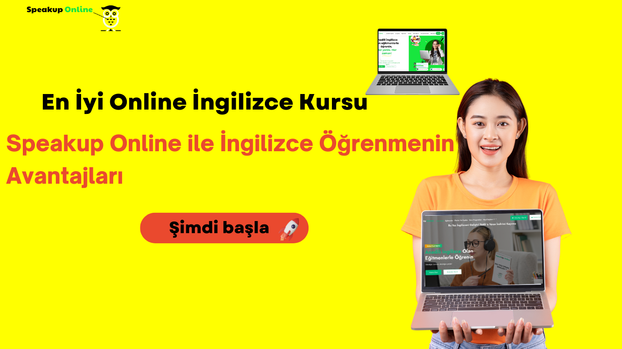 Öğrenciler online İngilizce ders alıyor - Speakup Online en iyi online İngilizce kursu